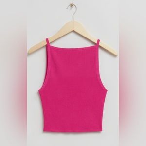 & Other Stories Ribbed knit tank top